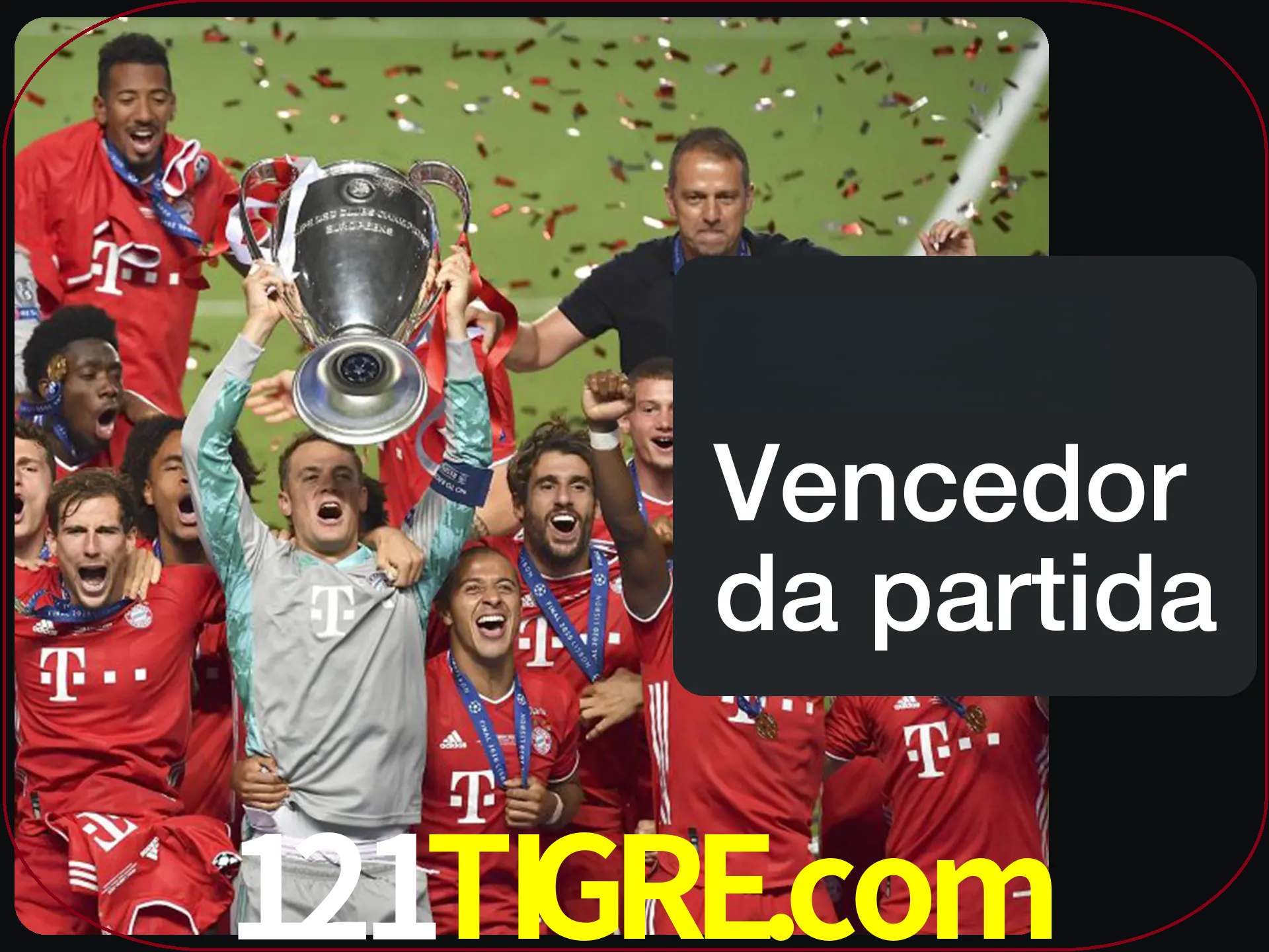 Aposte no vencedor e ganhe uma grande quantia de dinheiro.