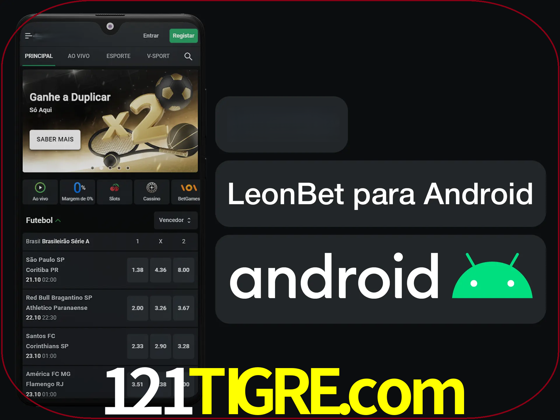 Adquira sua versão poket de LeonBet.